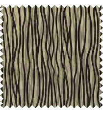 Black Brown Trendy Lines Poly Main Curtain Designs